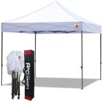 Abccanopy 3m x 3m Pop up Canopy Instant Shelter Outdor Party Tent Gazebo(White)
