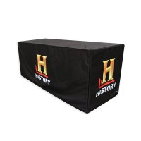 Custom Printed Table Cover 6ft Trade Show Tablecover Full Color 6' Fitted Style