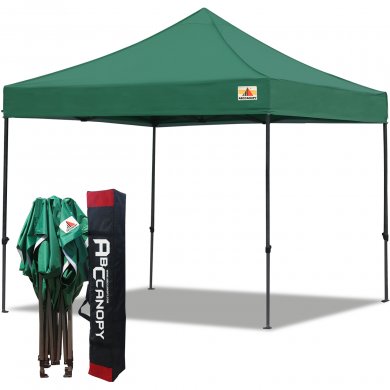Abccanopy 3m x 3m Pop up Canopy Instant Shelter Outdor Party Tent Gazebo(Forest Green)