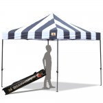 AbcCanopy Carnival 3x3 Black And White Pop Up Canopy Popcorn Cotton Candy Vending Tent
